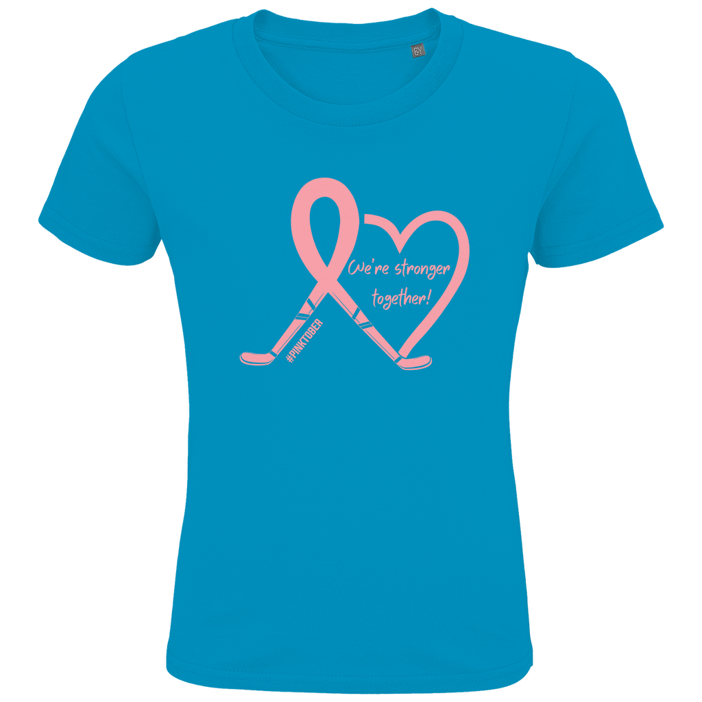 Kids T-Shirt PINKTOBER STRONGER TOGETHER