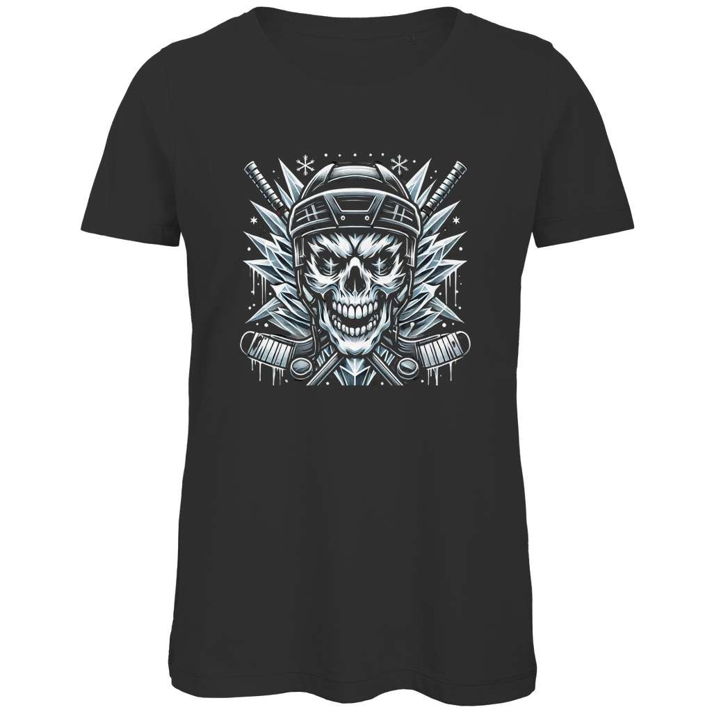 Ladies T-Shirt HOCKEY SKULL