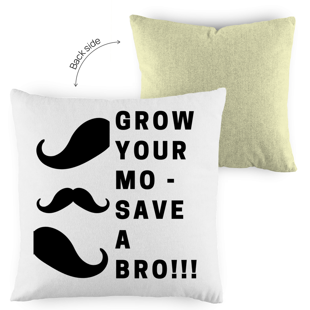 Kopfkissen zweifarbig GROW YOUR MO