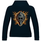 Ladies Hoodie BURNING MASK (back)