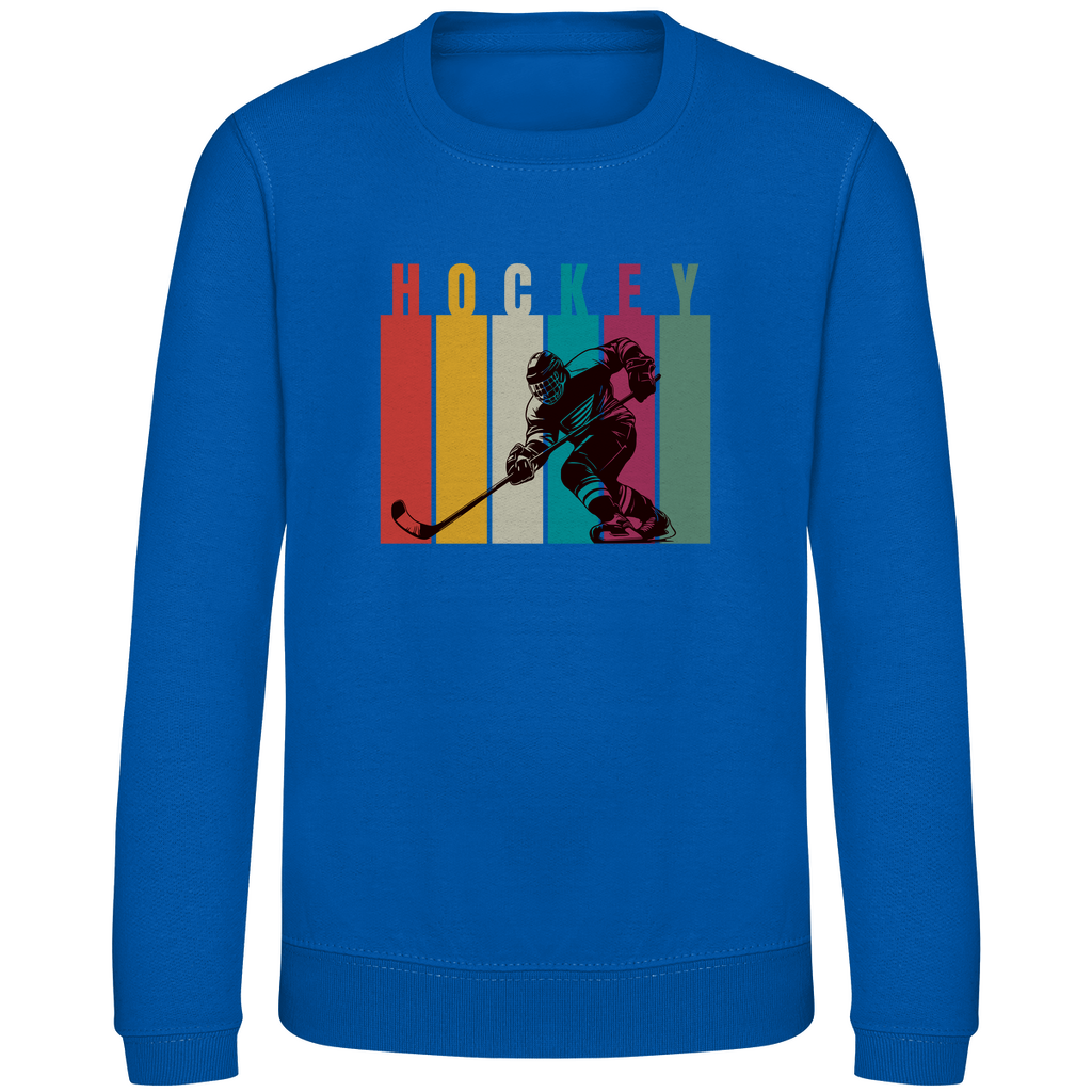 Kids Sweatshirt COLOURFUL HOCKEYPLAYER