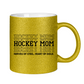 Glitzertasse HOCKEYMOM NERVES & HEART