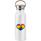 Edelstahl-Trinkflasche RAINBOW SKATE HEART