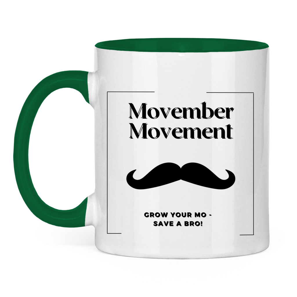 Tasse zweifarbig MOVEMBER MOVEMENT