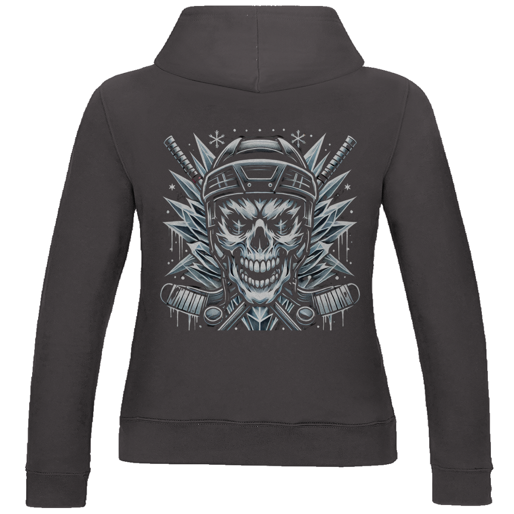 Ladies Hoodie HOCKEY SKULL