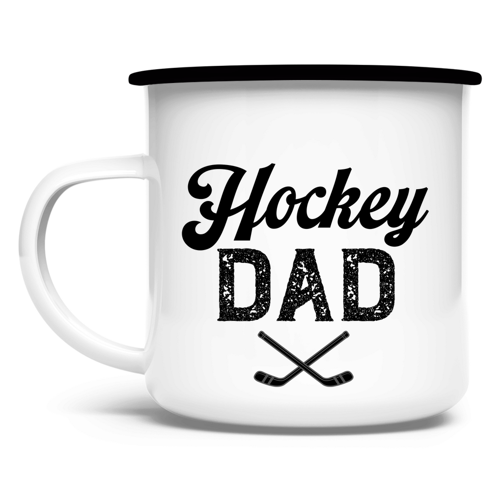 Emaille Tasse HOCKEYDAD