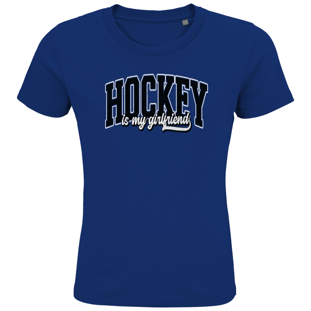 Kids T-Shirt HOCKEY IS MY GIRLFRIEND