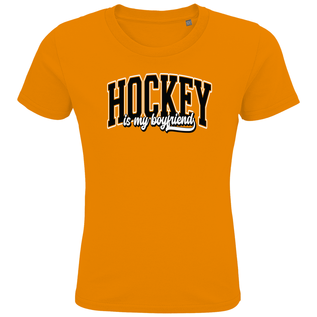Kids T-Shirt HOCKEY IS MY BOYFRIEND
