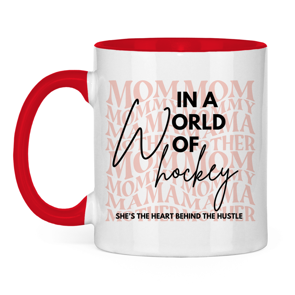 Tasse zweifarbig WORLD OF HOCKEY - MOM