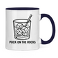 Tasse zweifarbig PUCK ON THE ROCKS