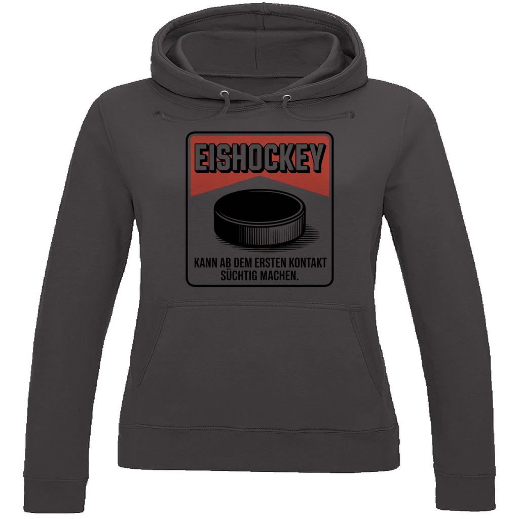 Ladies Hoodie EISHOCKEY ZIGARETTENSCHACHTEL