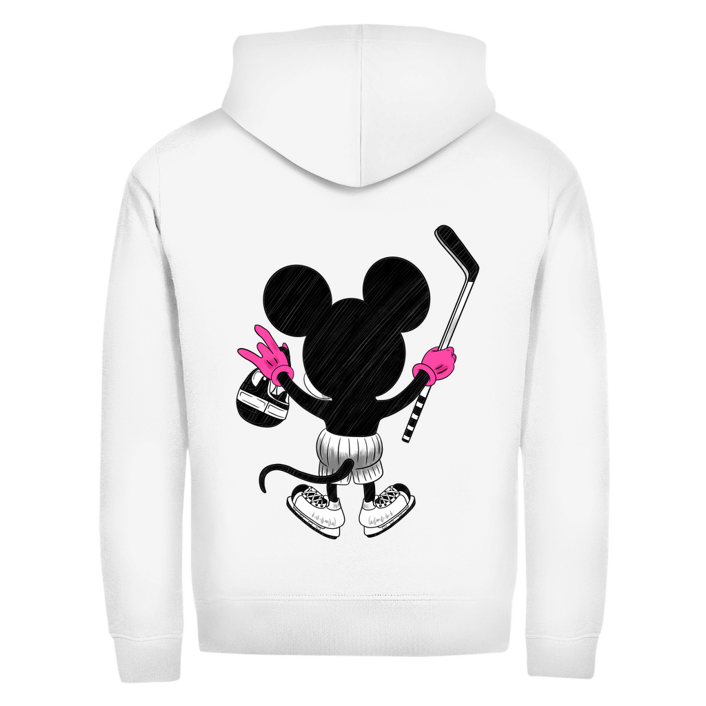 Unisex Zipper HOCKEYMOUSE PINK (back)