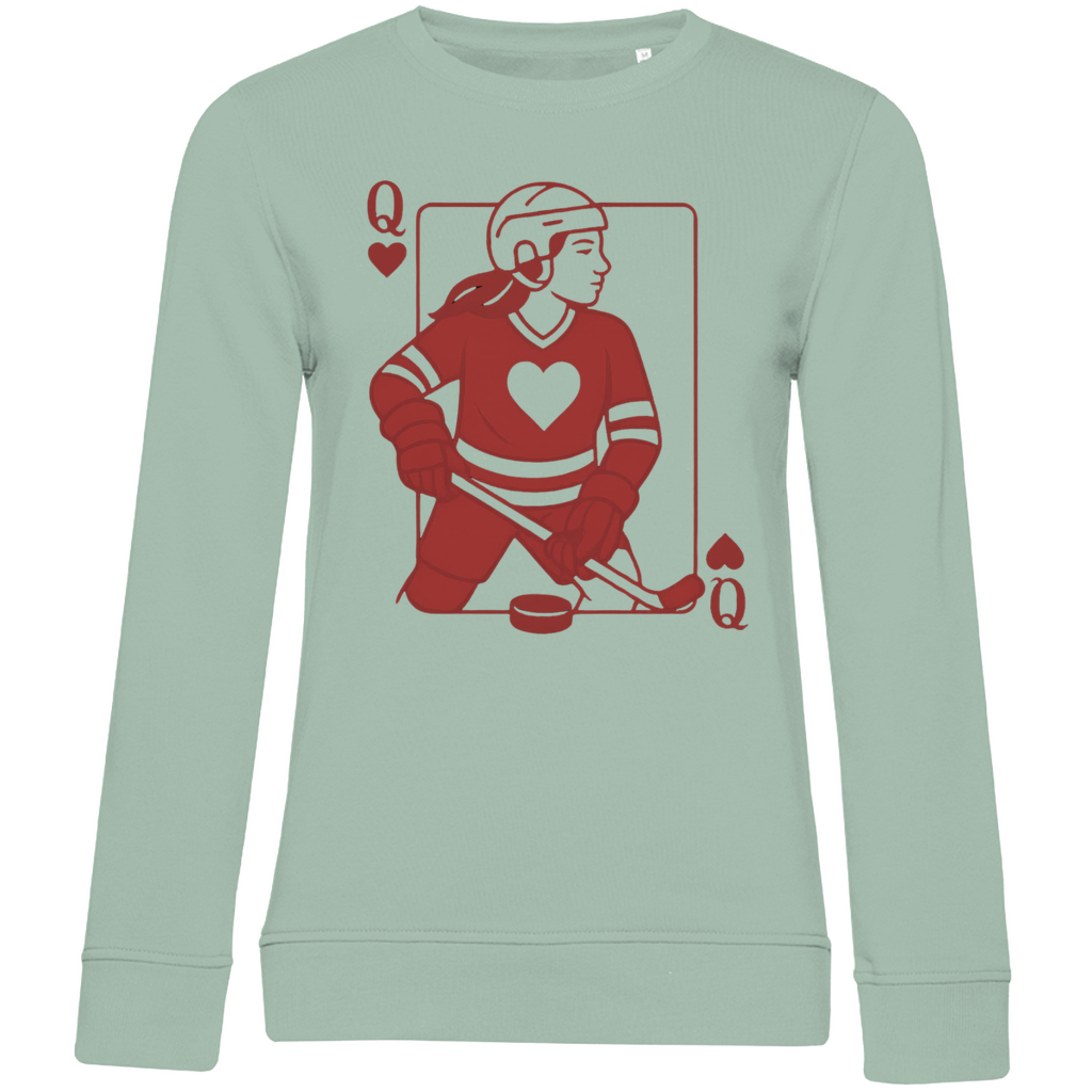 Ladies Sweatshirt  HOCKEY HERZKÖNIGIN