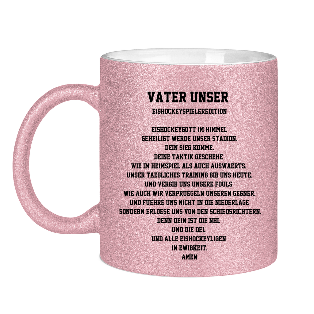 Glitzertasse VATER UNSER SPIELER