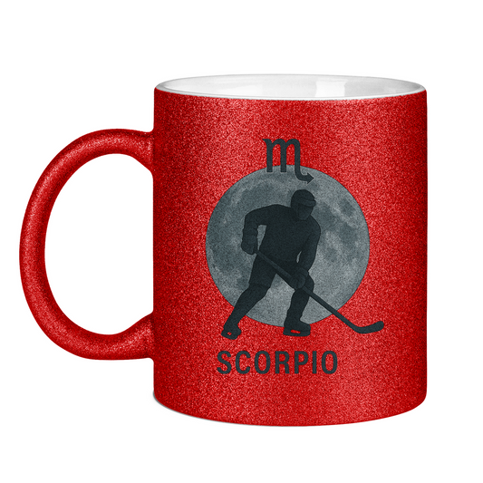 Glitzertasse STERNZEICHEN SCORPIO / SKORPION