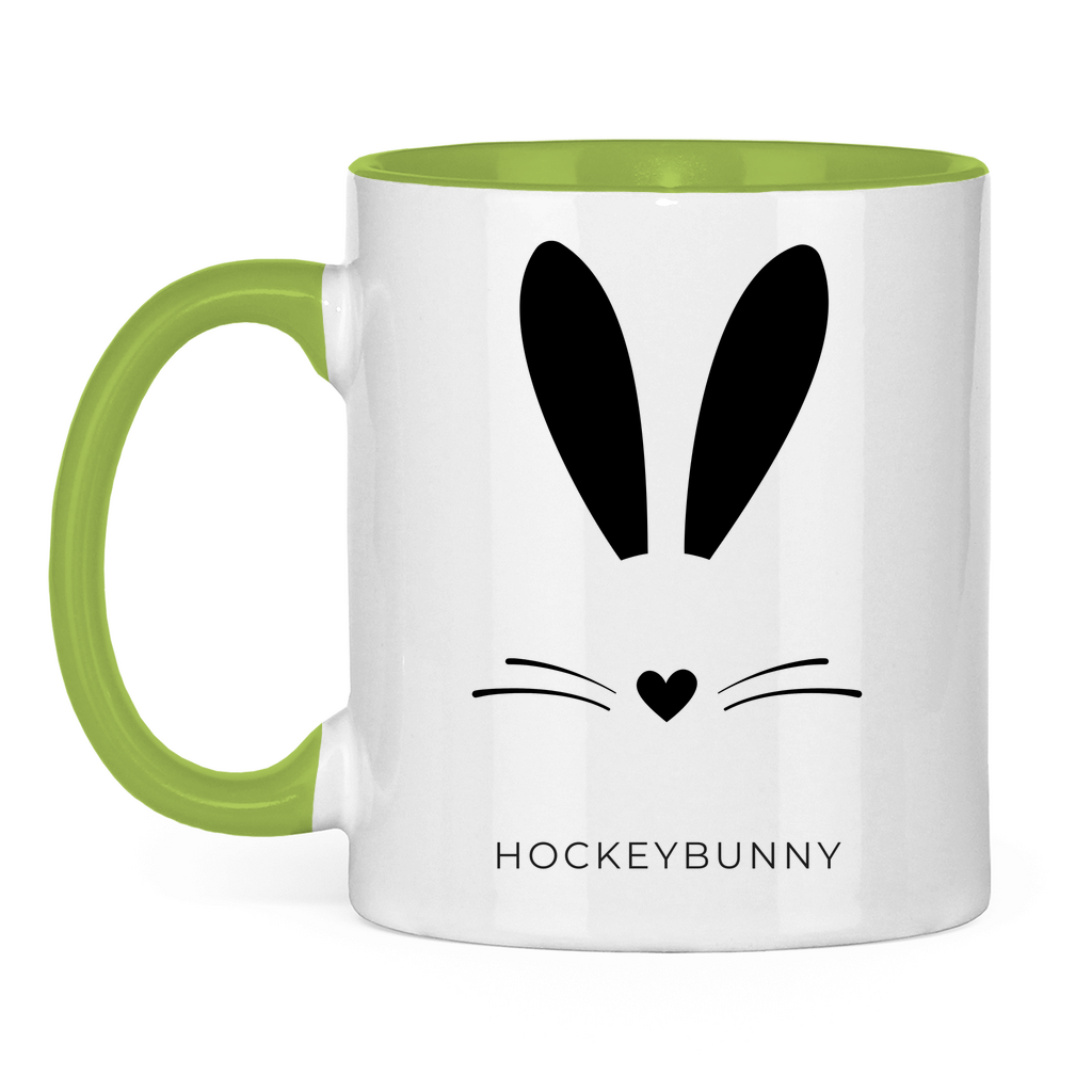 Tasse zweifarbig HOCKEYBUNNY