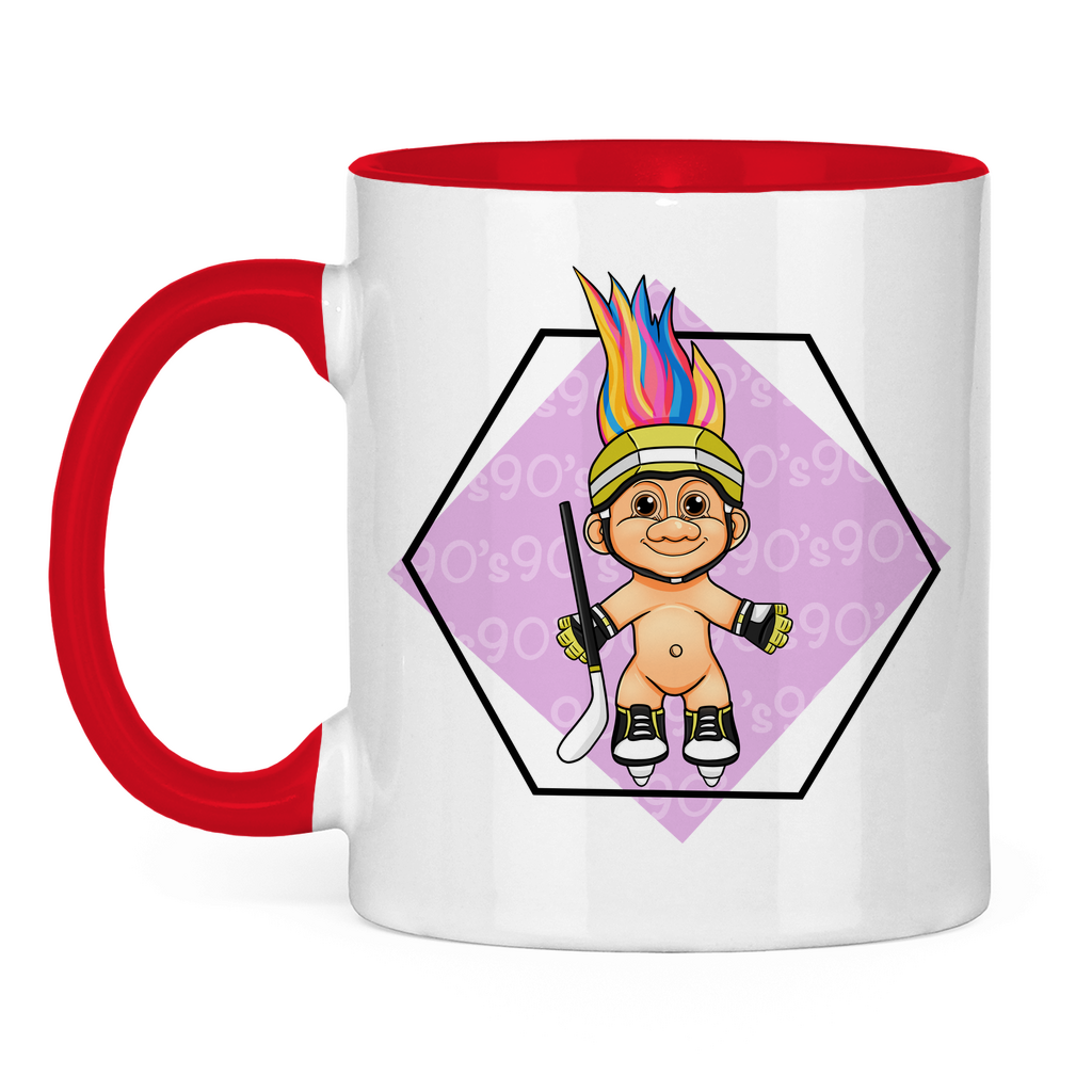 Tasse zweifarbig HOCKEYTROLL