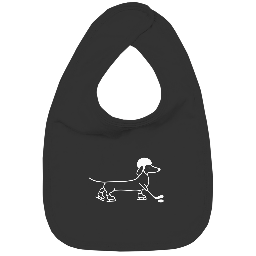 Kinder Bio Lätzchen HOCKEY DACKEL