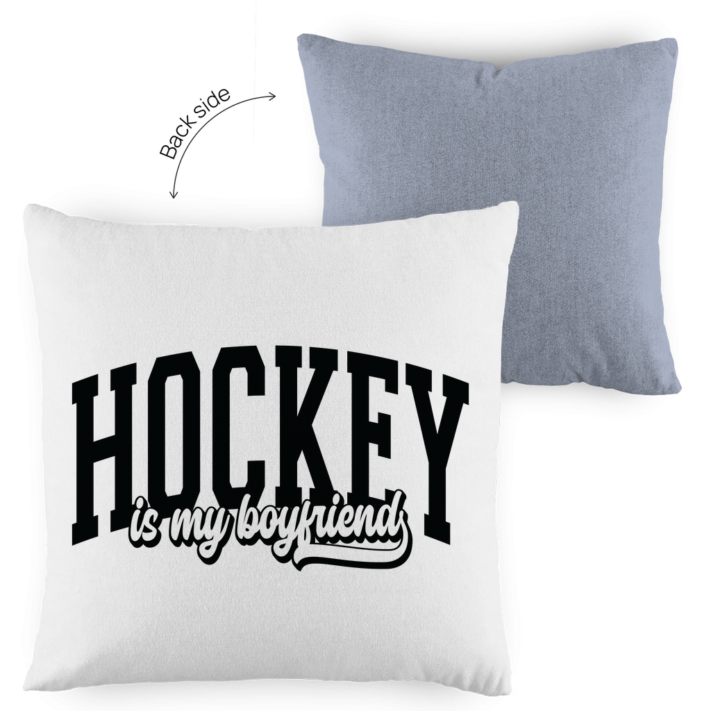 Kopfkissen zweifarbig HOCKEY IS MY BOYFRIEND