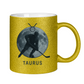 Glitzertasse STERNZEICHEN TAURUS / STIER