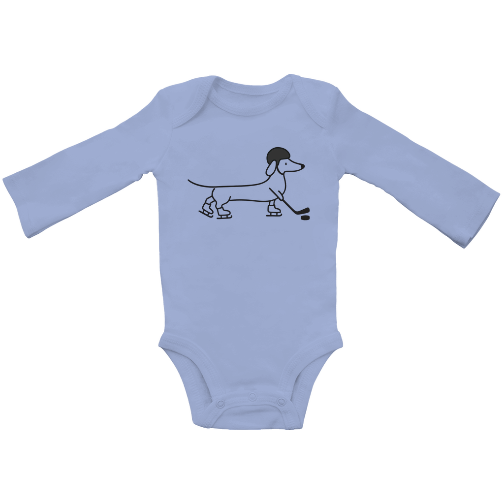Babybody Langarm HOCKEY DACKEL