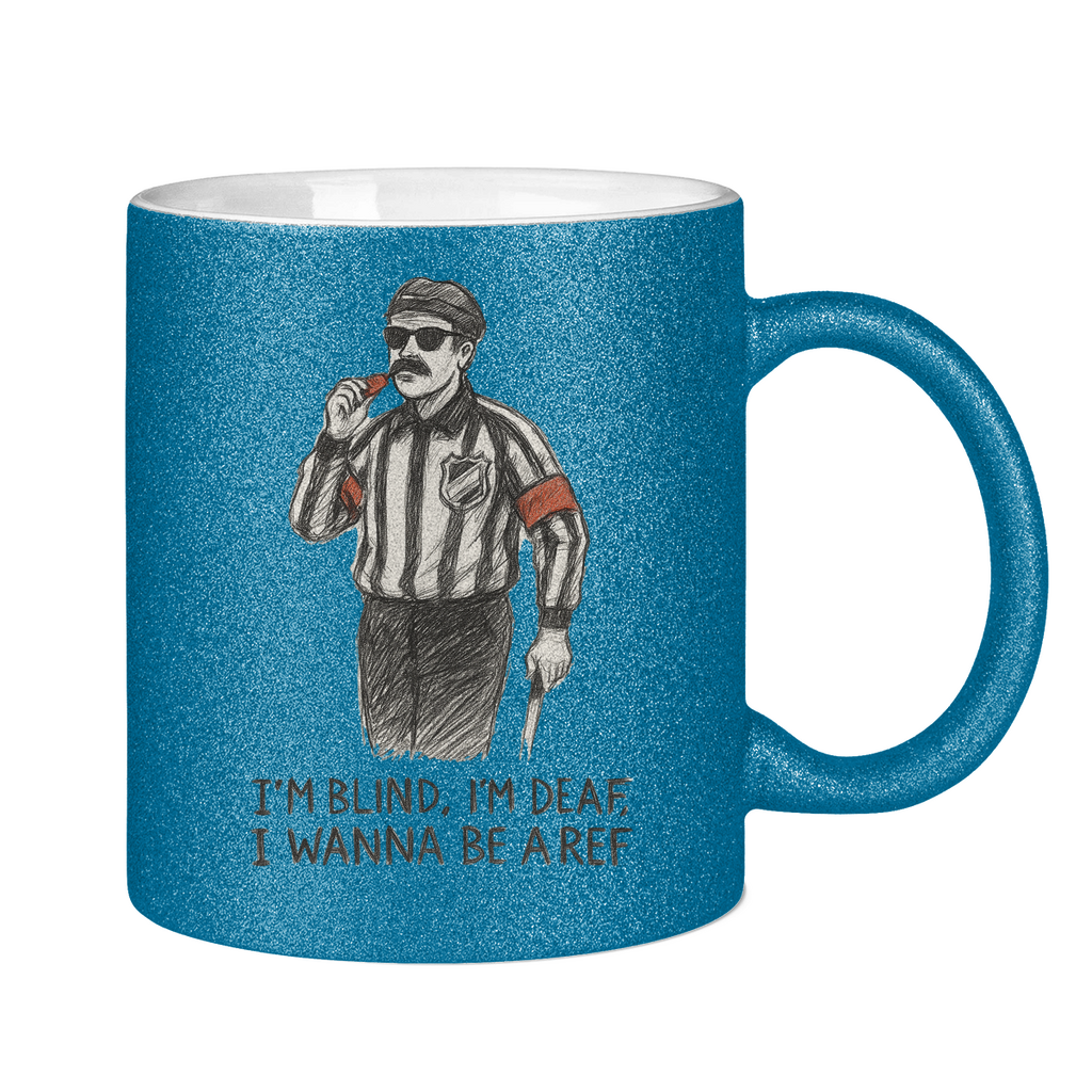 Glitzertasse WANNA BE A REF