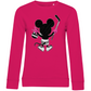 Ladies Sweatshirt HOCKEYMOUSE PINK