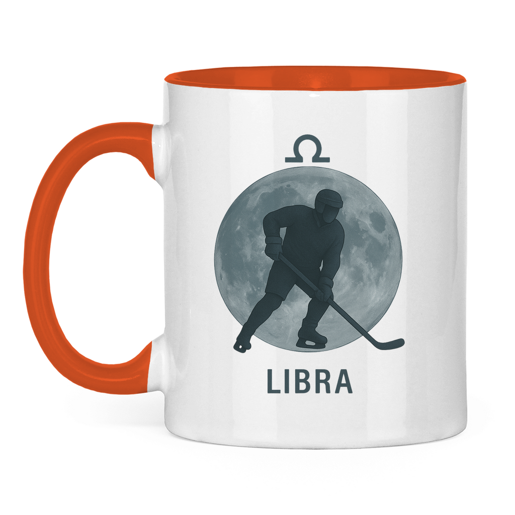 Tasse zweifarbig STERNZEICHEN LIBRA / WAAGE