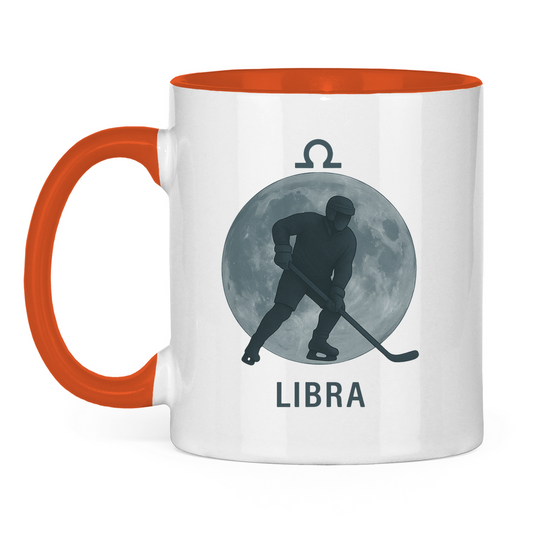 Tasse zweifarbig STERNZEICHEN LIBRA / WAAGE
