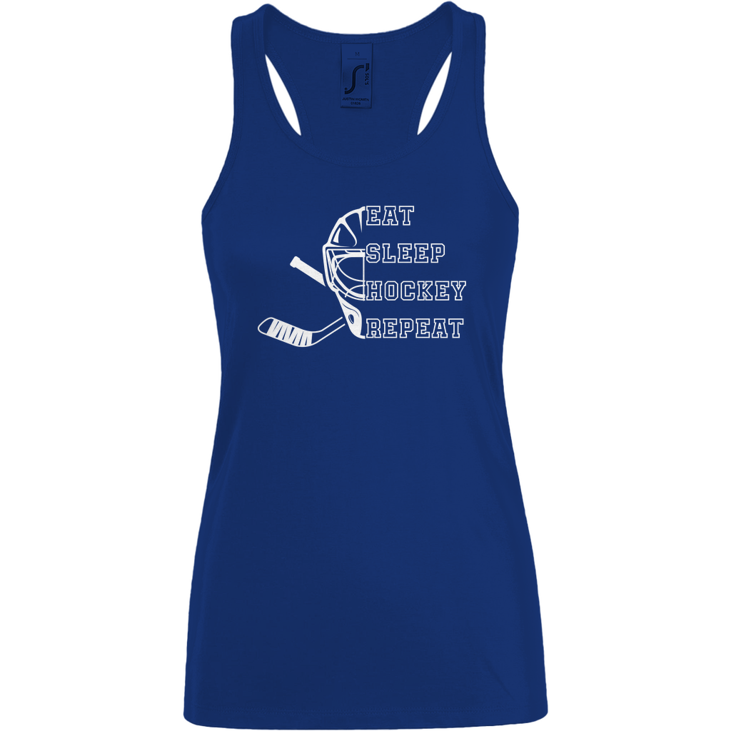 Ladies Tank Top EAT, SLEEP GOALIE