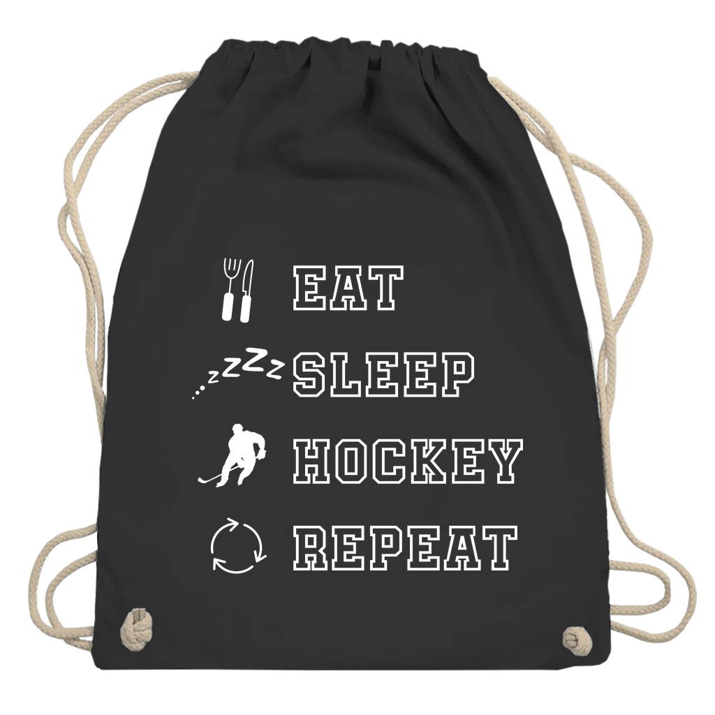 Turnbeutel EAT, SLEEP REPEAT