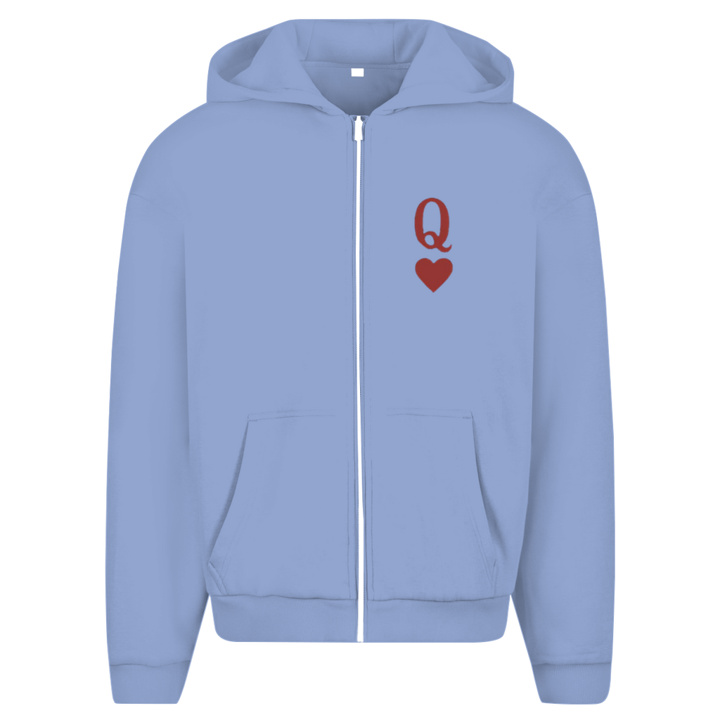 Oversize Zipper HOCKEY HERZKÖNIGIN (front&back)