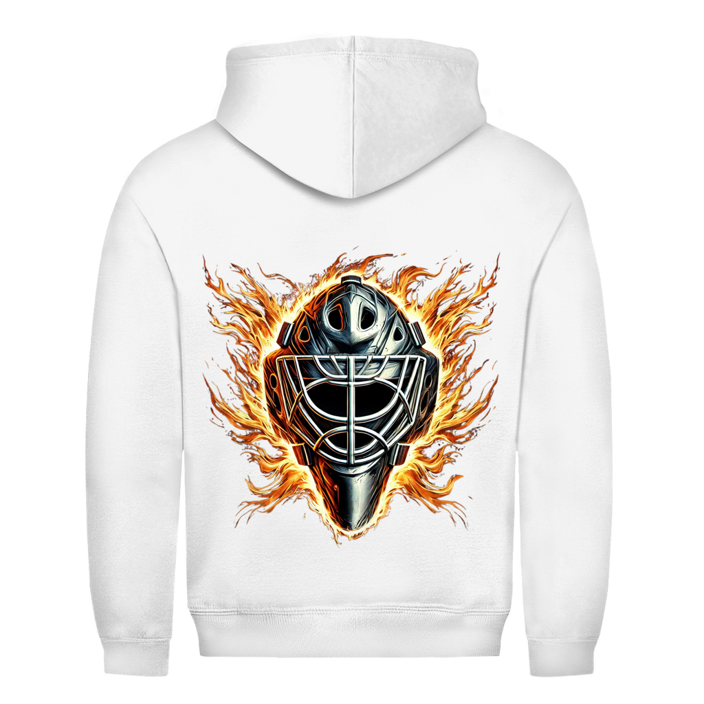 Unisex Hoodie BURNING MASK (back)