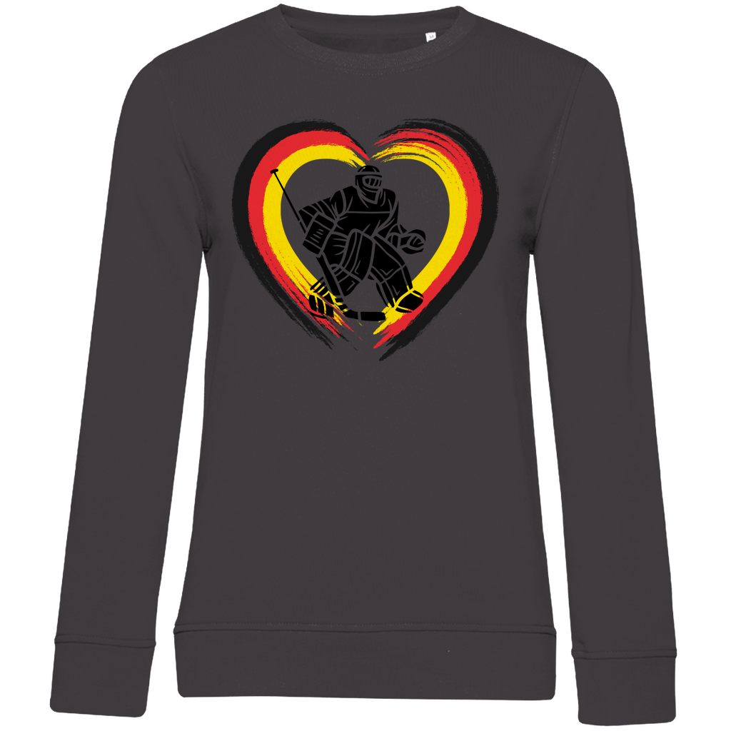 Ladies Sweatshirt HEART GERMANY GOALIE