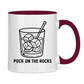 Tasse zweifarbig PUCK ON THE ROCKS