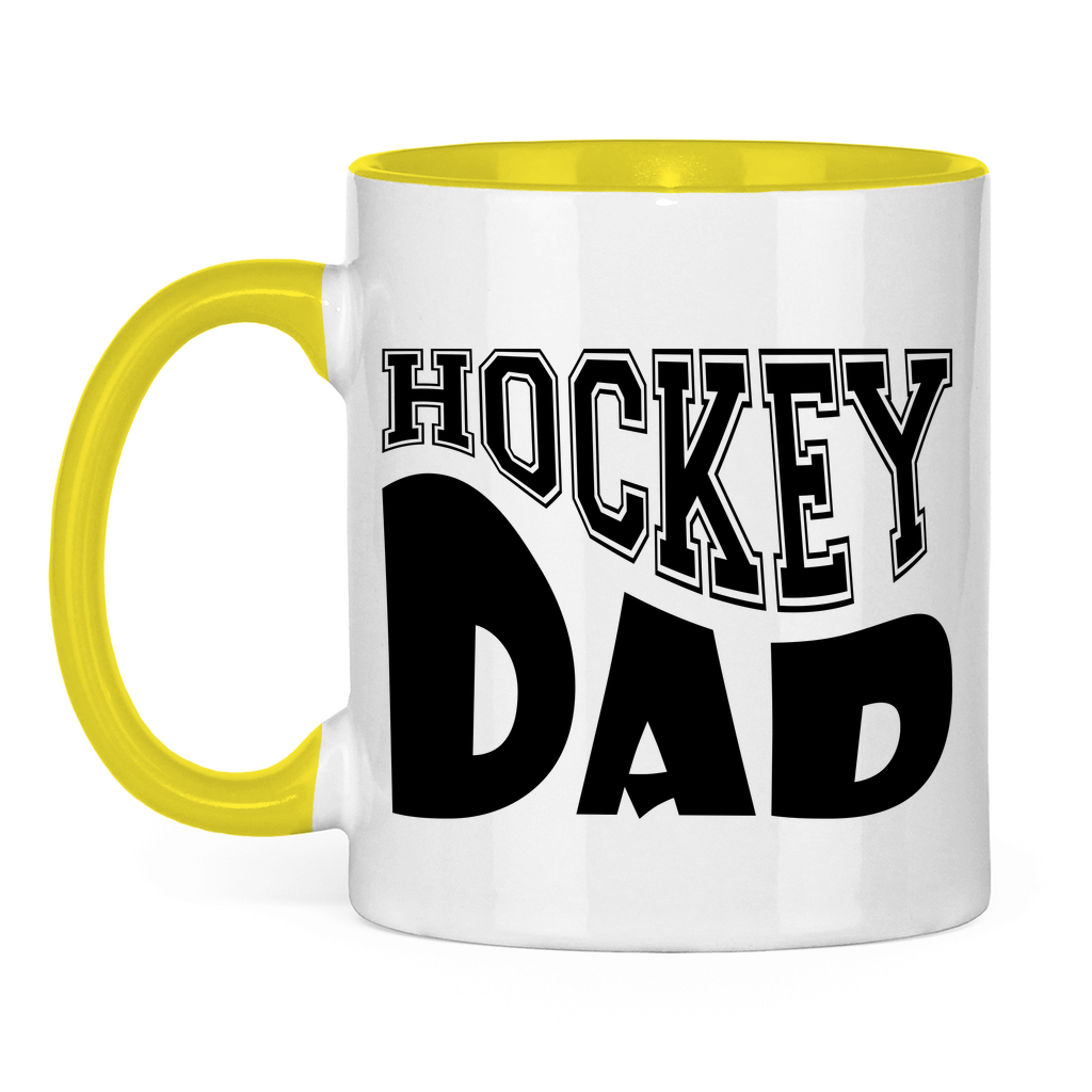 Tasse zweifarbig HOCKEYDAD WAVE