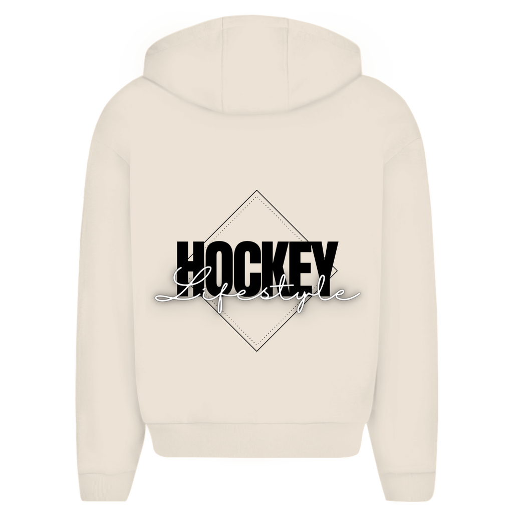 Oversize Zipper HOCKEY LIFESTYLE (front&back)