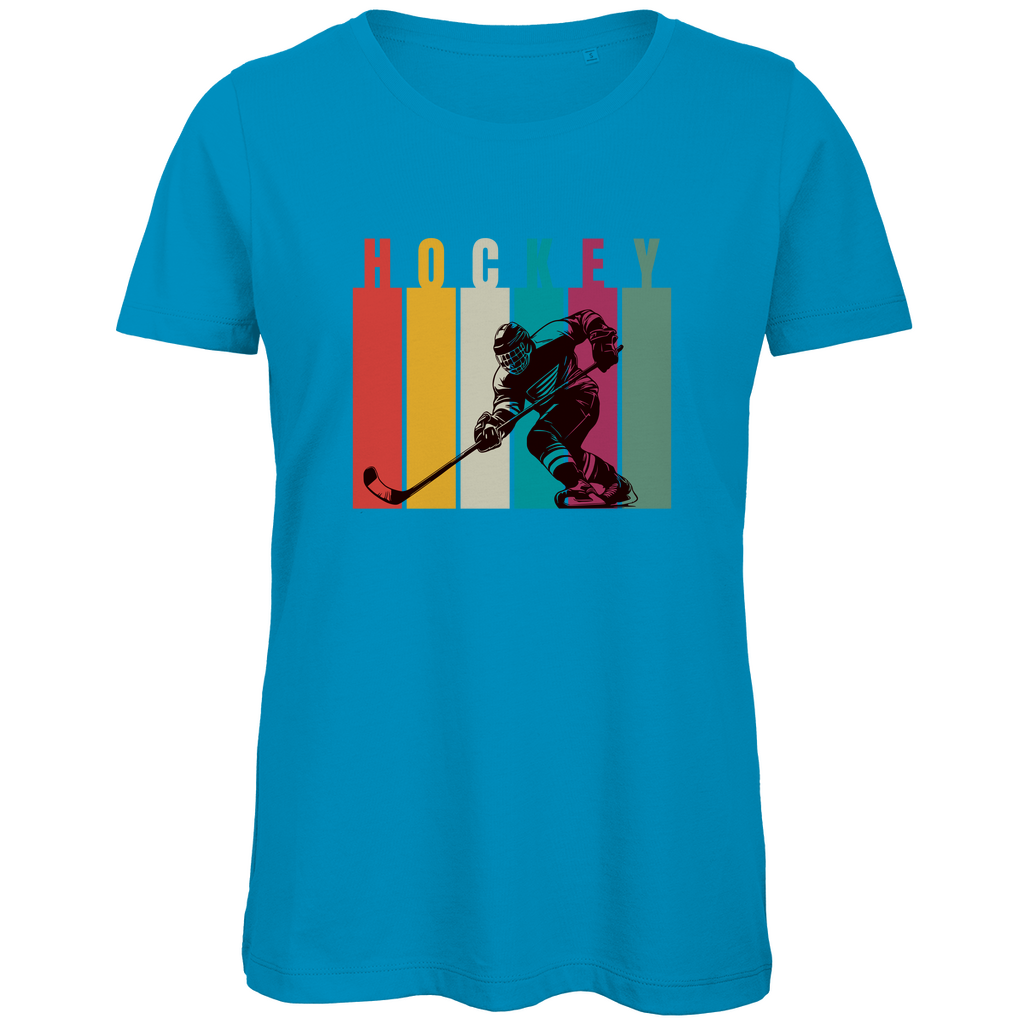 Ladies T-Shirt COLOURFUL HOCKEYPLAYER