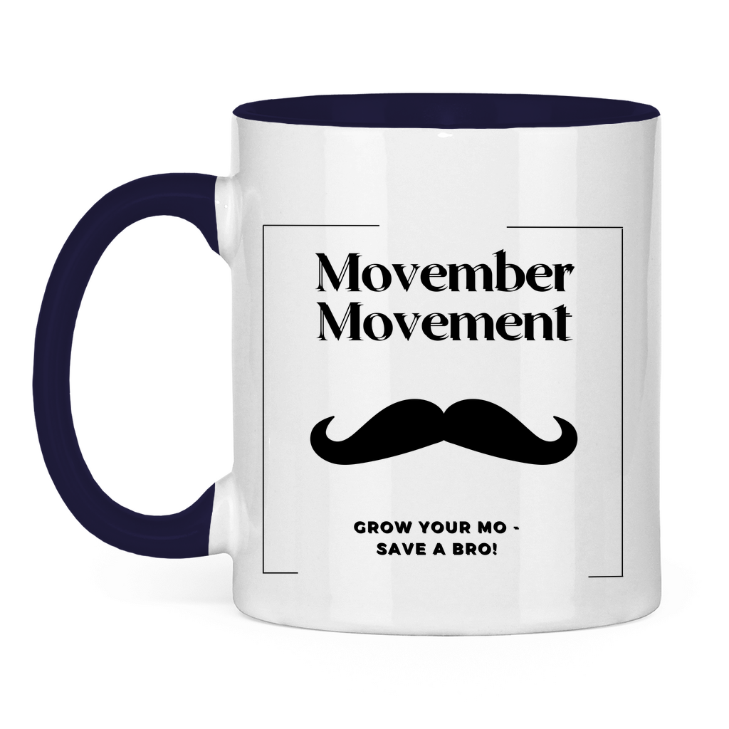 Tasse zweifarbig MOVEMBER MOVEMENT