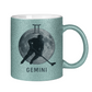 Glitzertasse STERNZEICHEN GEMINI / ZWILLING