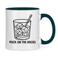 Tasse zweifarbig PUCK ON THE ROCKS