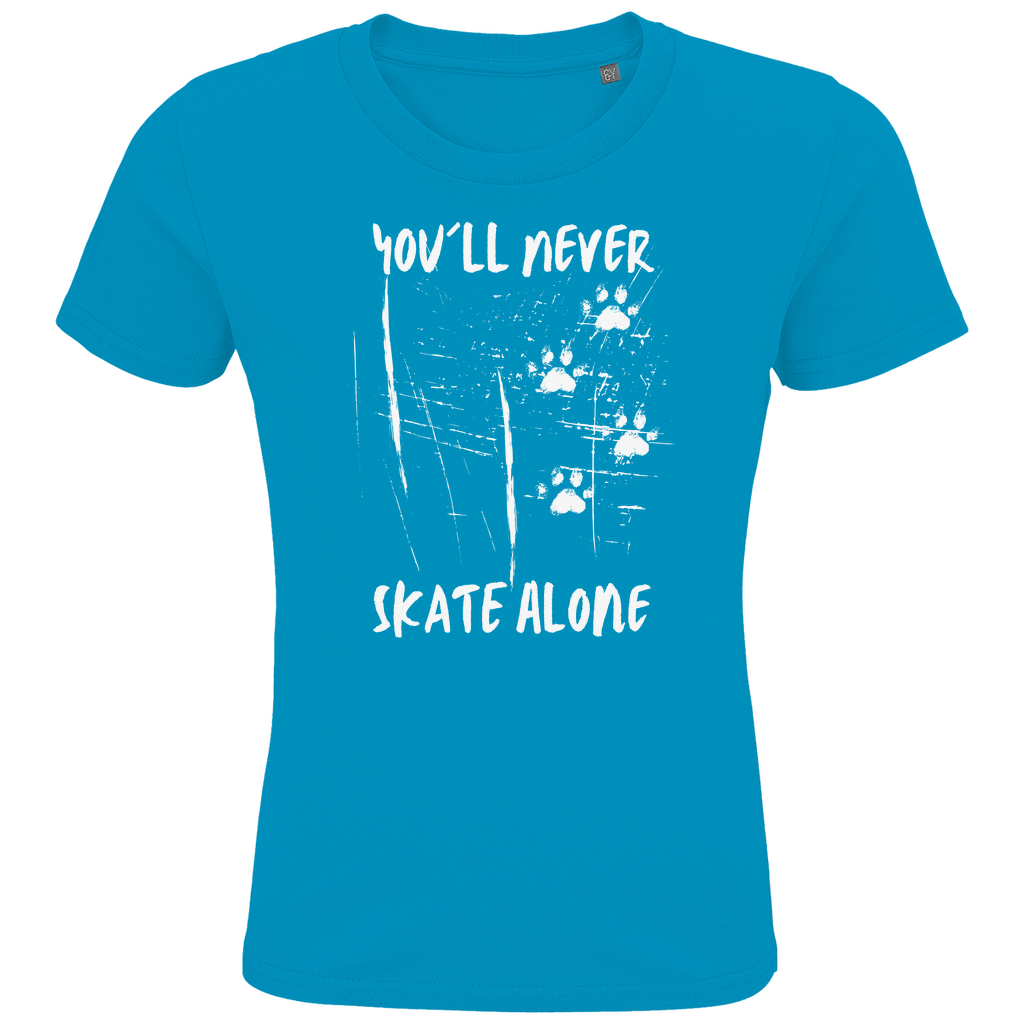 Kids T-Shirt NEVER SKATE ALONE