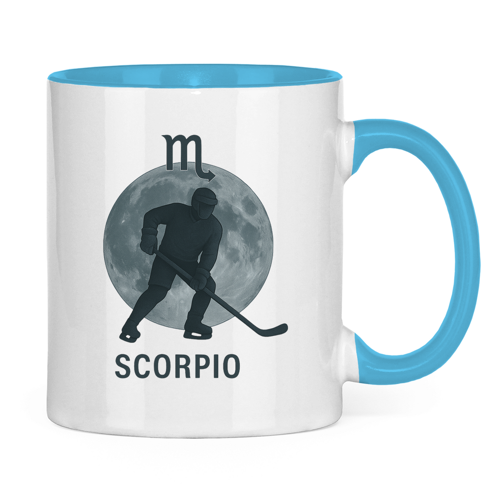 Tasse zweifarbig STERNZEICHEN SCORPIO / SKORPION