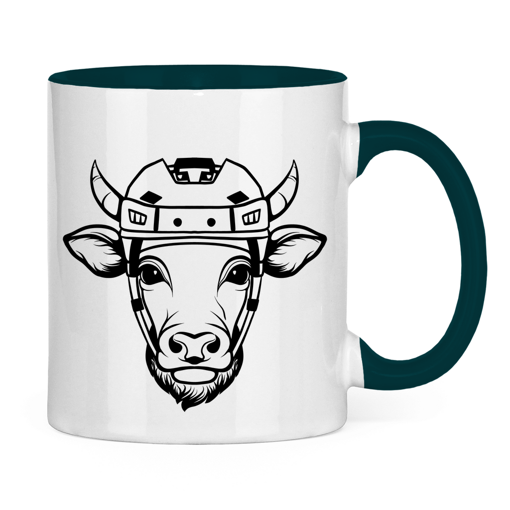 Tasse zweifarbig HOCKEYKUH