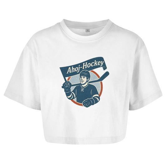 Ladies Crop Top AHOJ-HOCKEY VINTAGE