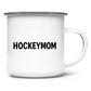 Emaille Tasse HOCKEYMOM BRAIN
