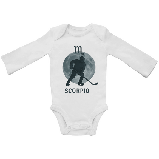 Babybody Langarm STERNZEICHEN SCORPIO / SKORPION
