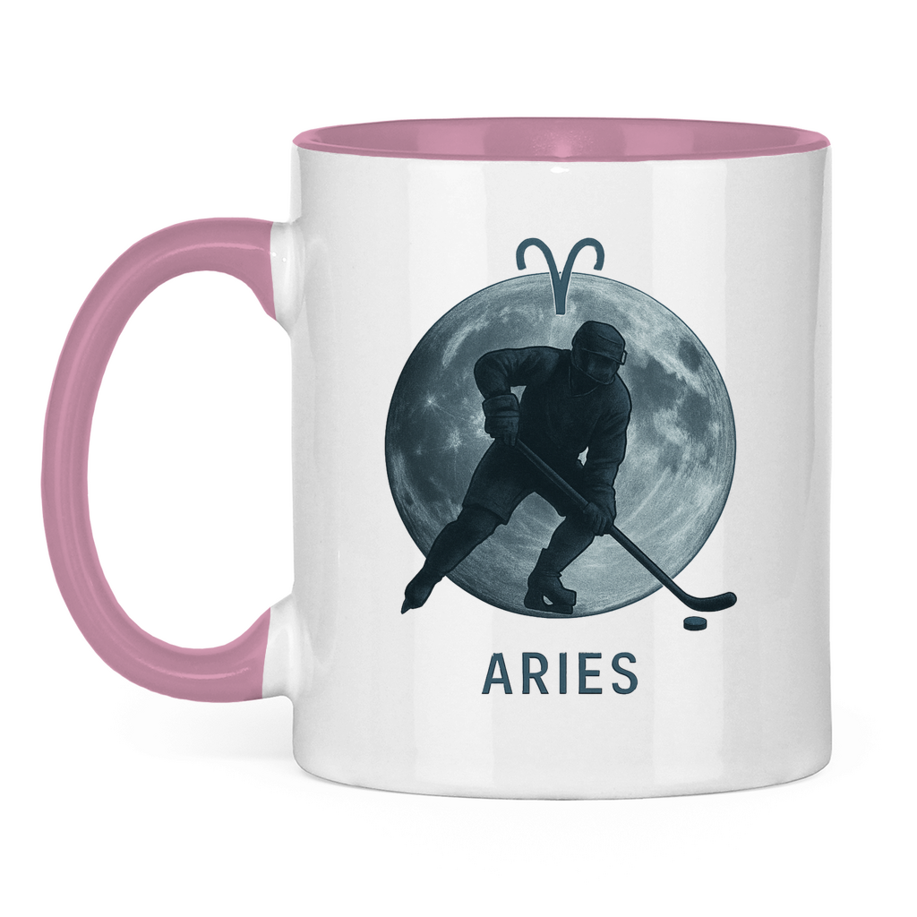 Tasse zweifarbig STERNZEICHEN ARIES / WIDDER