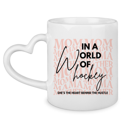 Tasse mit Herzhenkel WORLD OF HOCKEY - MOM