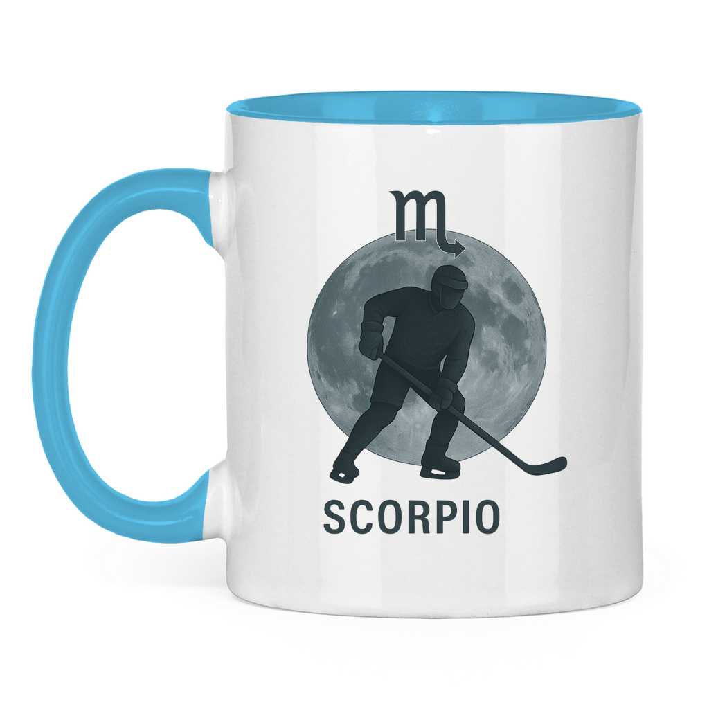 Tasse zweifarbig STERNZEICHEN SCORPIO / SKORPION